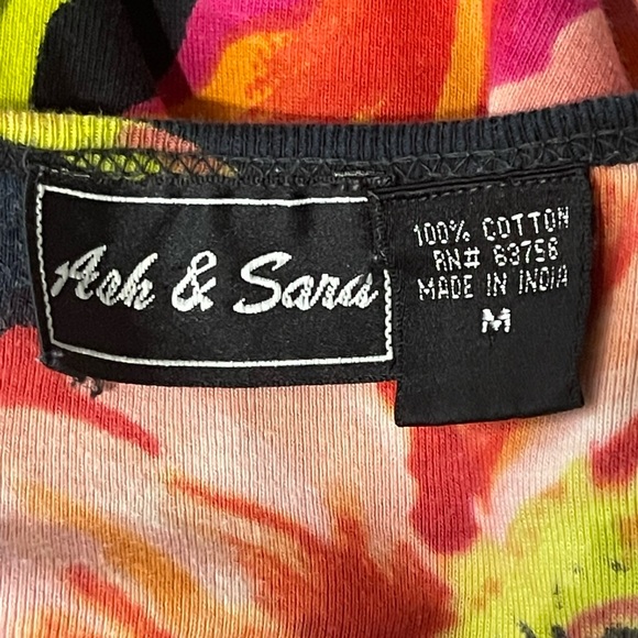 *Ash & Sara Women's Floral Printed Long sleeve Top Sz M - Picture 8 of 11